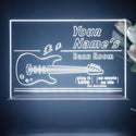 ADVPRO Band Room Vertical Big Guitar Personalized Tabletop LED neon sign st5-p0027-tm - White