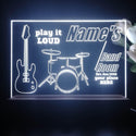 ADVPRO Band Room Drum with guitar Personalized Tabletop LED neon sign st5-p0028-tm - White