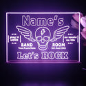 ADVPRO Band Room Skull with Wing Personalized Tabletop LED neon sign st5-p0029-tm - Purple