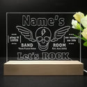 ADVPRO Band Room Skull with Wing Personalized Tabletop LED neon sign st5-p0029-tm - 7 Color