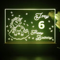 ADVPRO Happy Birthday – Girl theme unicorn Personalized Tabletop LED neon sign st5-p0046-tm - Yellow