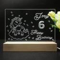 ADVPRO Happy Birthday – Girl theme unicorn Personalized Tabletop LED neon sign st5-p0046-tm - 7 Color