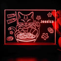 ADVPRO Japan noodle with cat Personalized Tabletop LED neon sign st5-p0050-tm - Red