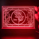 ADVPRO Decorative window with rose Personalized Tabletop LED neon sign st5-p0051-tm - Red