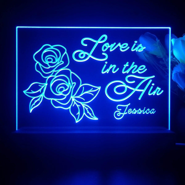 ADVPRO love in the air Personalized Tabletop LED neon sign st5-p0055-tm - Blue