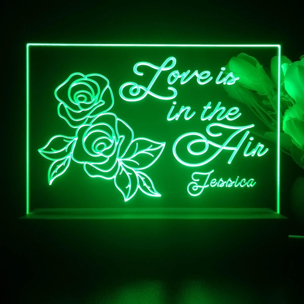 ADVPRO love in the air Personalized Tabletop LED neon sign st5-p0055-tm - Green