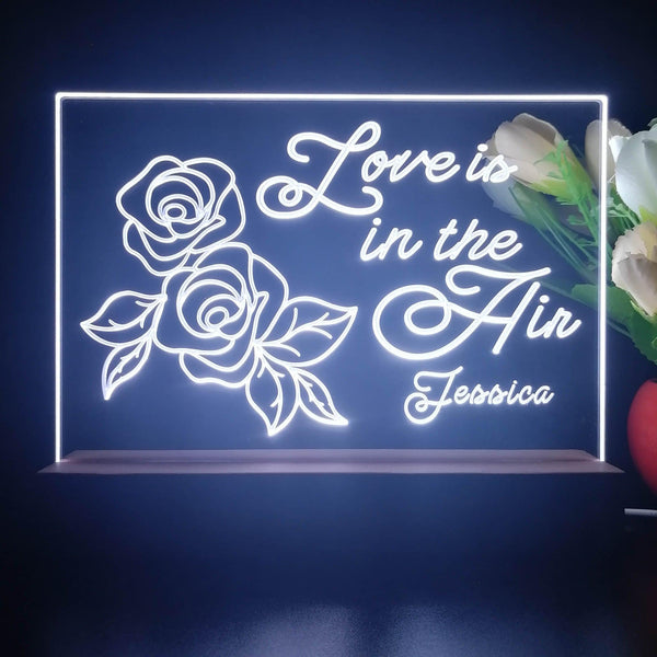 ADVPRO love in the air Personalized Tabletop LED neon sign st5-p0055-tm - White