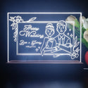 ADVPRO Happy wedding Personalized Tabletop LED neon sign st5-p0056-tm - White