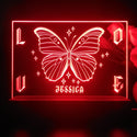 ADVPRO Butterfly with wording LOVE Personalized Tabletop LED neon sign st5-p0059-tm - Red