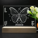 ADVPRO Butterfly with wording LOVE Personalized Tabletop LED neon sign st5-p0059-tm - 7 Color