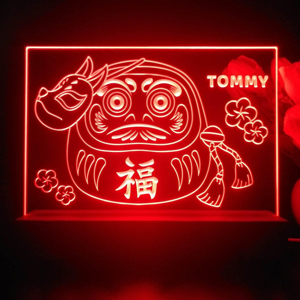 ADVPRO Japanese best wishes doll Personalized Tabletop LED neon sign st5-p0060-tm - Red