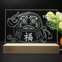 ADVPRO Japanese best wishes doll Personalized Tabletop LED neon sign st5-p0060-tm - 7 Color