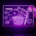 ADVPRO Japanese cup noodle with cat Personalized Tabletop LED neon sign st5-p0061-tm - Purple