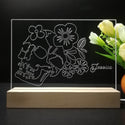 ADVPRO Skull head with flower Personalized Tabletop LED neon sign st5-p0062-tm - 7 Color