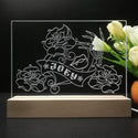 ADVPRO Skull hand with rose and love Personalized Tabletop LED neon sign st5-p0064-tm - 7 Color