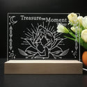 ADVPRO Treasure the moment Personalized Tabletop LED neon sign st5-p0065-tm - 7 Color