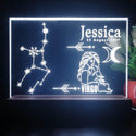 ADVPRO Zodiac Virgo – Name & birthday Personalized Tabletop LED neon sign st5-p0067-tm - White