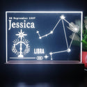 ADVPRO Zodiac Libra – Name & birthday Personalized Tabletop LED neon sign st5-p0068-tm - White