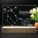 ADVPRO Zodiac Gemini – Name & birthday Personalized Tabletop LED neon sign st5-p0076-tm - 7 Color