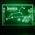 ADVPRO Zodiac Leo – Name & birthday Personalized Tabletop LED neon sign st5-p0078-tm - Green