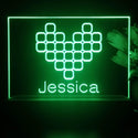 ADVPRO Digital Heart Personalized Tabletop LED neon sign st5-p0079-tm - Green