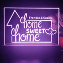 ADVPRO Home sweet home Personalized Tabletop LED neon sign st5-p0085-tm - Purple