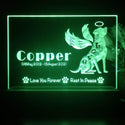 ADVPRO Love you forever, rest in peace – dog Personalized Tabletop LED neon sign st5-p0088-tm - Green