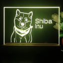 ADVPRO Shiba Inu Personalized Tabletop LED neon sign st5-p0093-tm - Yellow