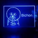 ADVPRO Bichon Personalized Tabletop LED neon sign st5-p0094-tm - Blue