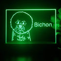 ADVPRO Bichon Personalized Tabletop LED neon sign st5-p0094-tm - Green