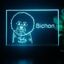 ADVPRO Bichon Personalized Tabletop LED neon sign st5-p0094-tm - Sky Blue