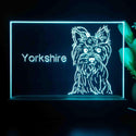 ADVPRO Yorkshire Personalized Tabletop LED neon sign st5-p0098-tm - Sky Blue