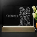 ADVPRO Yorkshire Personalized Tabletop LED neon sign st5-p0098-tm - 7 Color