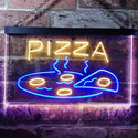 ADVPRO Pizza Shop Dual Color LED Neon Sign st6-i0004 - Blue & Yellow