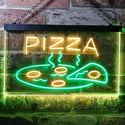 ADVPRO Pizza Shop Dual Color LED Neon Sign st6-i0004 - Green & Yellow