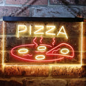 ADVPRO Pizza Shop Dual Color LED Neon Sign st6-i0004 - Red & Yellow