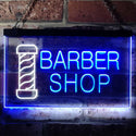 ADVPRO Barber Pole Shop Hair Cut Dual Color LED Neon Sign st6-i0005 - White & Blue