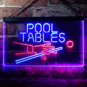 ADVPRO Pool Tables Man Cave Dual Color LED Neon Sign st6-i0009 - Red & Blue