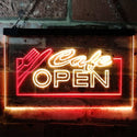 ADVPRO Open Cafe Restaurant Business Dual Color LED Neon Sign st6-i0011 - Red & Yellow