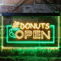 ADVPRO Donuts Open Dual Color LED Neon Sign st6-i0016 - Green & Yellow