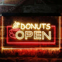 ADVPRO Donuts Open Dual Color LED Neon Sign st6-i0016 - Red & Yellow