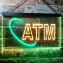 ADVPRO ATM Shop Dual Color LED Neon Sign st6-i0043 - Green & Yellow