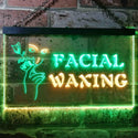 ADVPRO Facial Waxing Beauty Salon Dual Color LED Neon Sign st6-i0046 - Green & Yellow