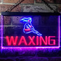 ADVPRO Waxing Beauty Salon Dual Color LED Neon Sign st6-i0049 - Blue & Red