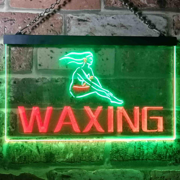 ADVPRO Waxing Beauty Salon Dual Color LED Neon Sign st6-i0049 - Green & Red