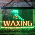 ADVPRO Waxing Beauty Salon Dual Color LED Neon Sign st6-i0049 - Green & Yellow