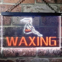 ADVPRO Waxing Beauty Salon Dual Color LED Neon Sign st6-i0049 - White & Orange
