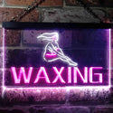 ADVPRO Waxing Beauty Salon Dual Color LED Neon Sign st6-i0049 - White & Purple