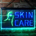 ADVPRO Skin Care Beauty Salon Dual Color LED Neon Sign st6-i0051 - Green & Blue