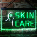 ADVPRO Skin Care Beauty Salon Dual Color LED Neon Sign st6-i0051 - White & Green